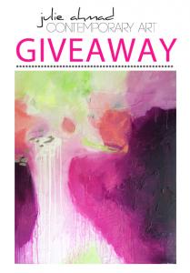 Julie Ahmad Contemporary Art GIVEAWAY